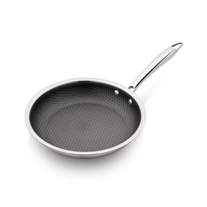 Mainstays 10&quot; Tri-Ply Stainless Steel Hybrid Frying Pan (riveted handle)