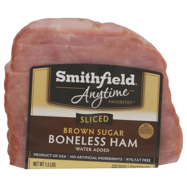Smithfield Anytime Sliced Boneless Ham - Brown Sugar