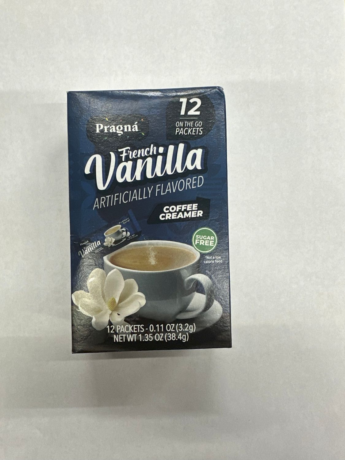 Pragna Coffee Creamer Sticks 12ct - French Vanilla