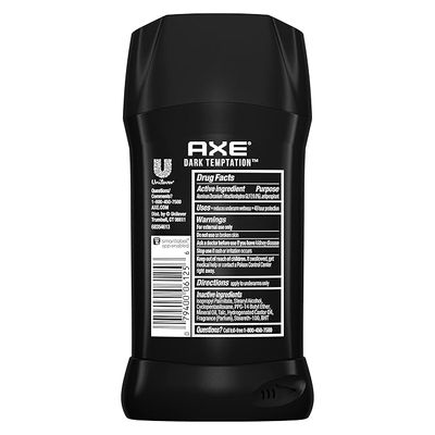 Axe Deodorant &amp; Antiperspirant    Dark Temptation 2.7oz