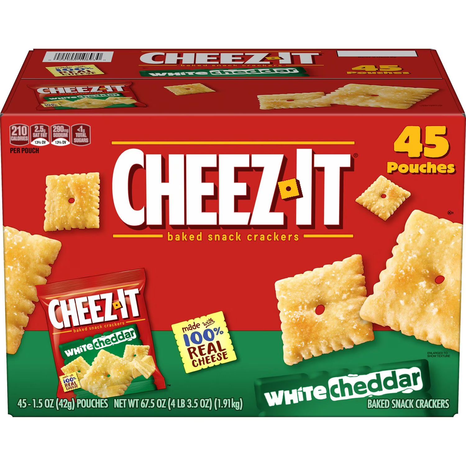 Cheez It Club Pack 45ct - White Cheddar