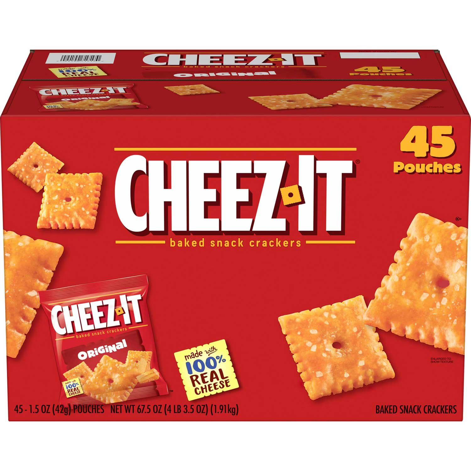 Cheez It Club Pack 45ct - Original