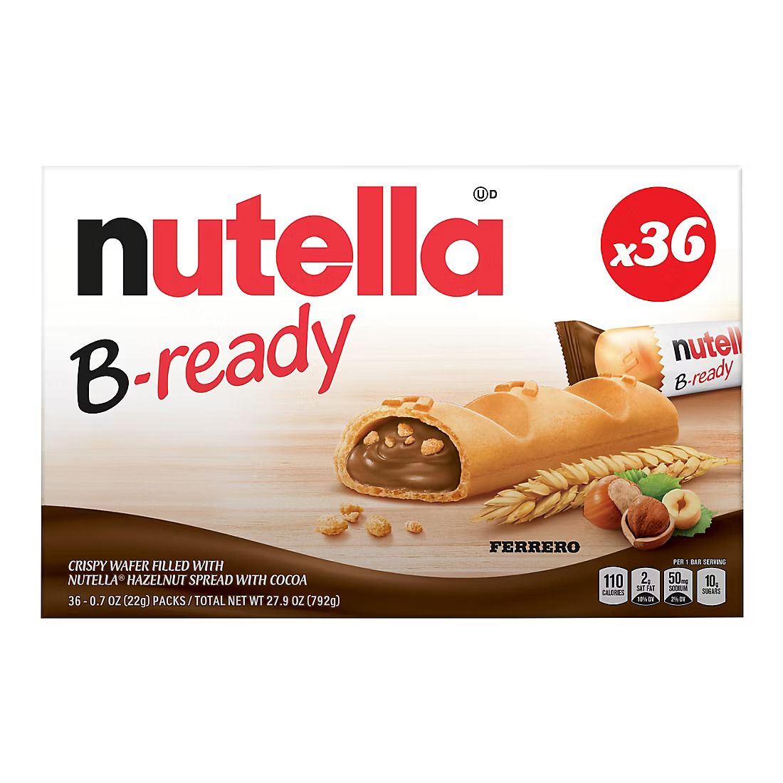 Nutella B-ready Club Pack 36ct