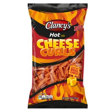 Clancy&#39;s     Cheese Curls Hot
