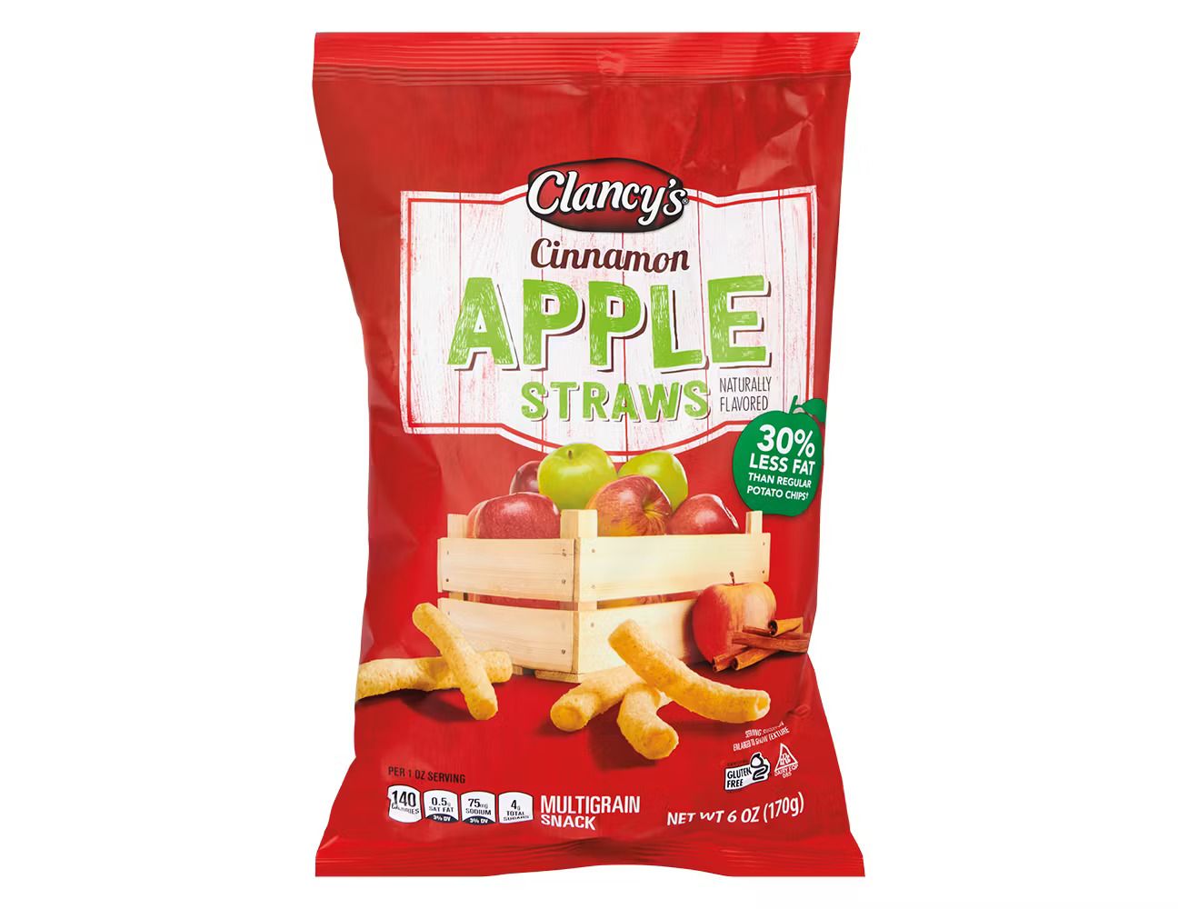 Clancy&#39;s Veggie Straws - Cinnamon Apple