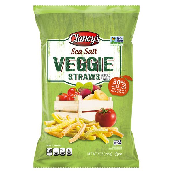 Clancy&#39;s Veggie Straws - Sea Salt