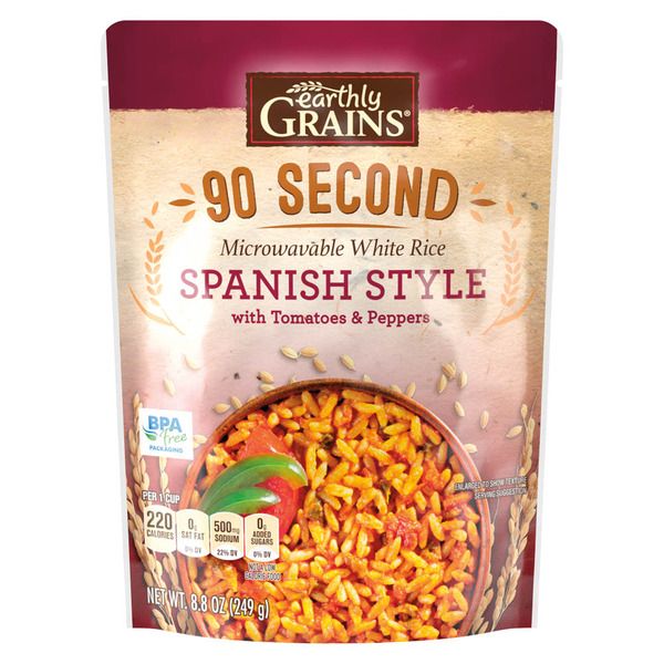 Earthly Grains Rice - Spanish Style with Tomatoes and Peppers