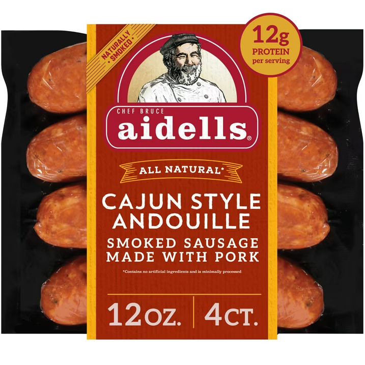 Aidells Sausage (contains pork) Cajun Style Andouille 4ct Aidells Sausage (contains pork) Cajun Style Andouille 4ct
