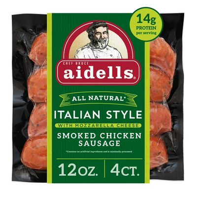 Aidells Chicken Sausage (contains pork) Italian Style 4ct Aidells Chicken Sausage (contains pork) Italian Style 4ct