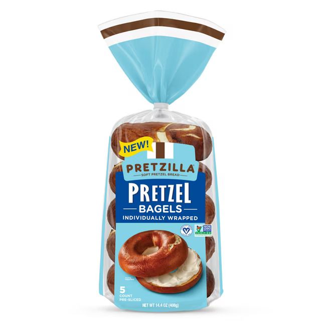 Pretzilla Bagels Individually Wrapped 5ct Pretzilla Bagels Individually Wrapped 5ct