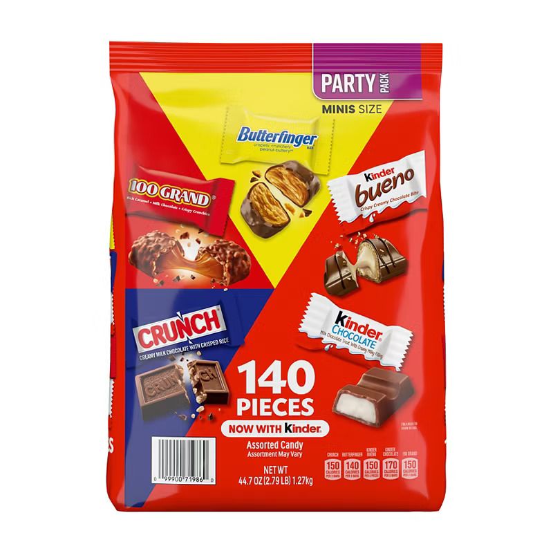 Party Bag - Butterfinger Assorted Party Pack Mini, 140ct Party Bag - Butterfinger Assorted Party Pack Mini, 140ct