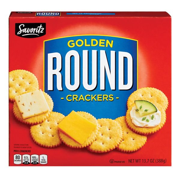 Savoritz Crackers    Golden Round