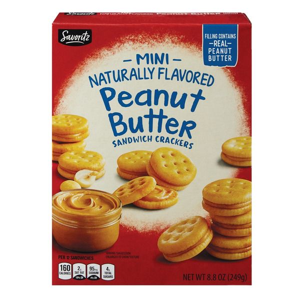 Savoritz Crackers Mini Peanut Butter Sandwich Crackers Savoritz Crackers Mini Peanut Butter Sandwich Crackers