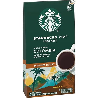 Starbucks VIA Instant sticks     Columbia 8ct