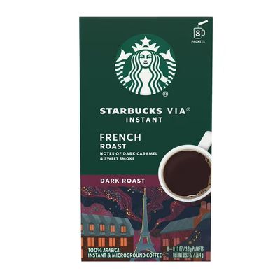 Starbucks VIA Instant sticks     French Dark Roast 8ct