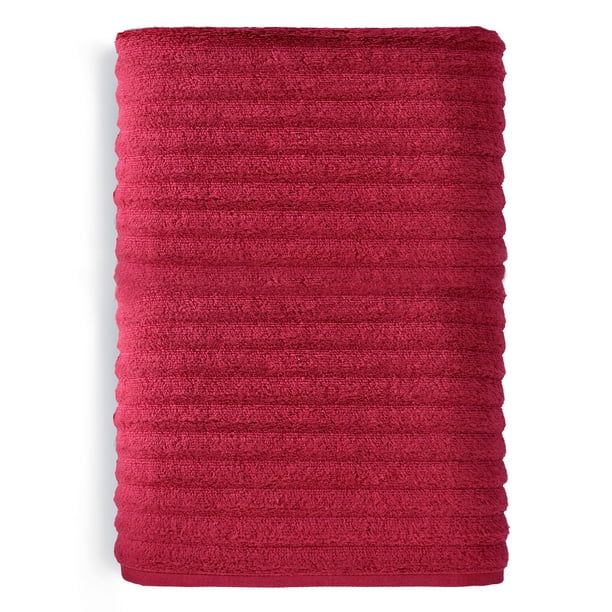 54" x 30" bath towel, Color: Red (only 52"x27")