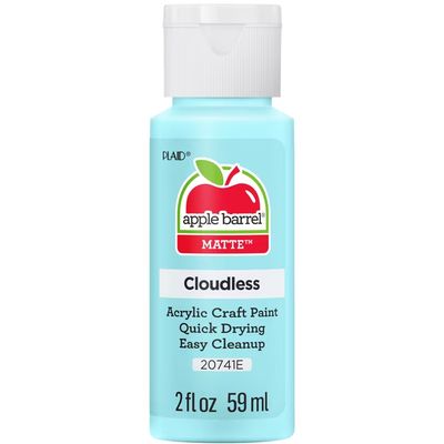 Apple Barrel Matte Acrylic Craft Paint, 2oz bottles     Cloudless