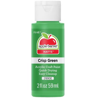 Apple Barrel Matte Acrylic Craft Paint, 2oz bottles     Crisp Green