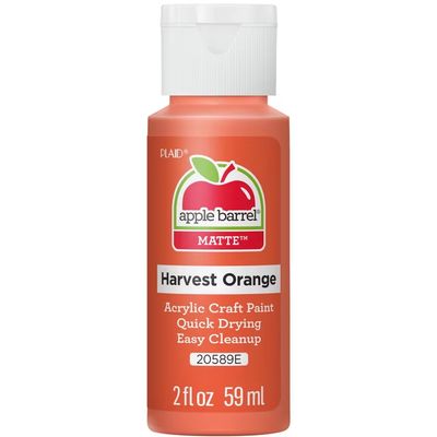 Apple Barrel Matte Acrylic Craft Paint, 2oz bottles     Harvest Orange
