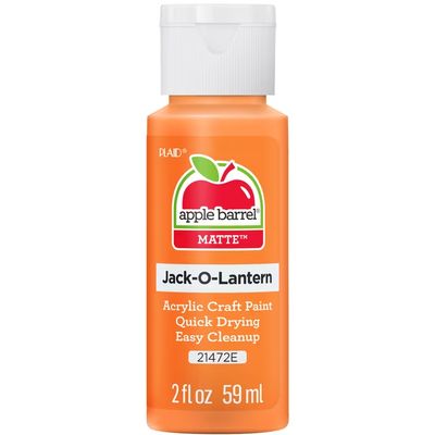Apple Barrel Matte Acrylic Craft Paint, 2oz bottles     Jack-O-Lantern