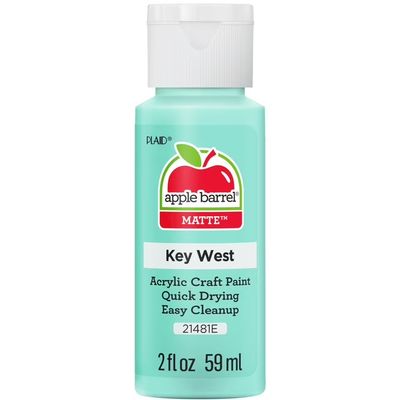Apple Barrel Matte Acrylic Craft Paint, 2oz bottles     Key West