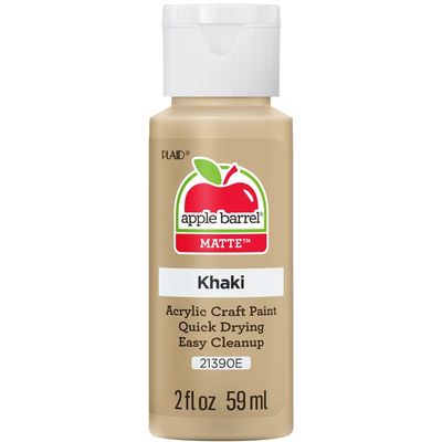 Apple Barrel Matte Acrylic Craft Paint, 2oz bottles     Khaki