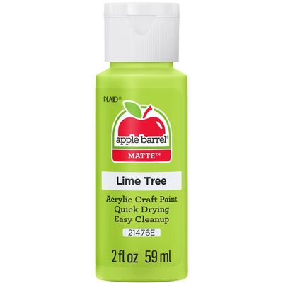 Apple Barrel Matte Acrylic Craft Paint, 2oz bottles     Lime Tree