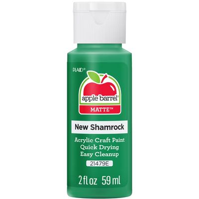 Apple Barrel Matte Acrylic Craft Paint, 2oz bottles     New Shamrock