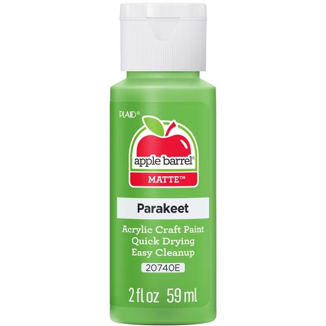 Apple Barrel Matte Acrylic Craft Paint, 2oz bottles Parakeet Apple Barrel Matte Acrylic Craft Paint, 2oz bottles Parakeet