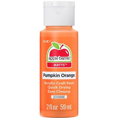 Apple Barrel Matte Acrylic Craft Paint, 2oz bottles     Pumpkin Orange
