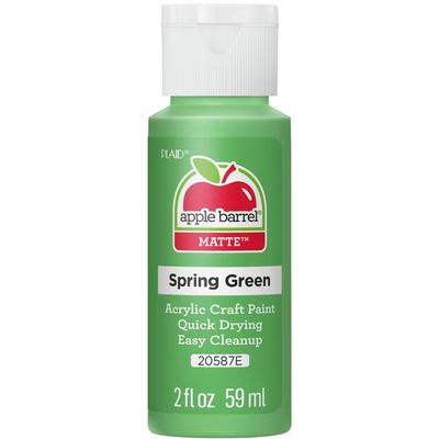Apple Barrel Matte Acrylic Craft Paint, 2oz bottles     Spring Green