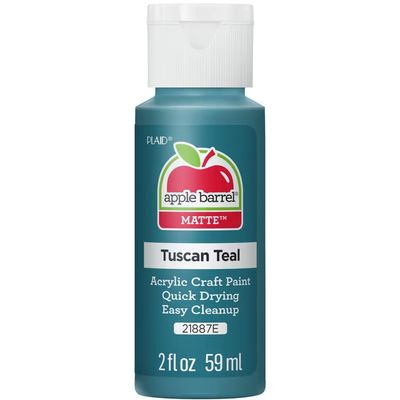 Apple Barrel Matte Acrylic Craft Paint, 2oz bottles     Tuscan Teal