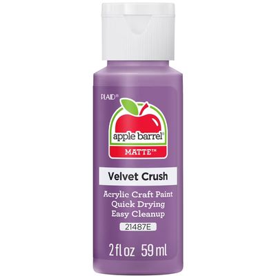 Apple Barrel Matte Acrylic Craft Paint, 2oz bottles     Velvet Crush