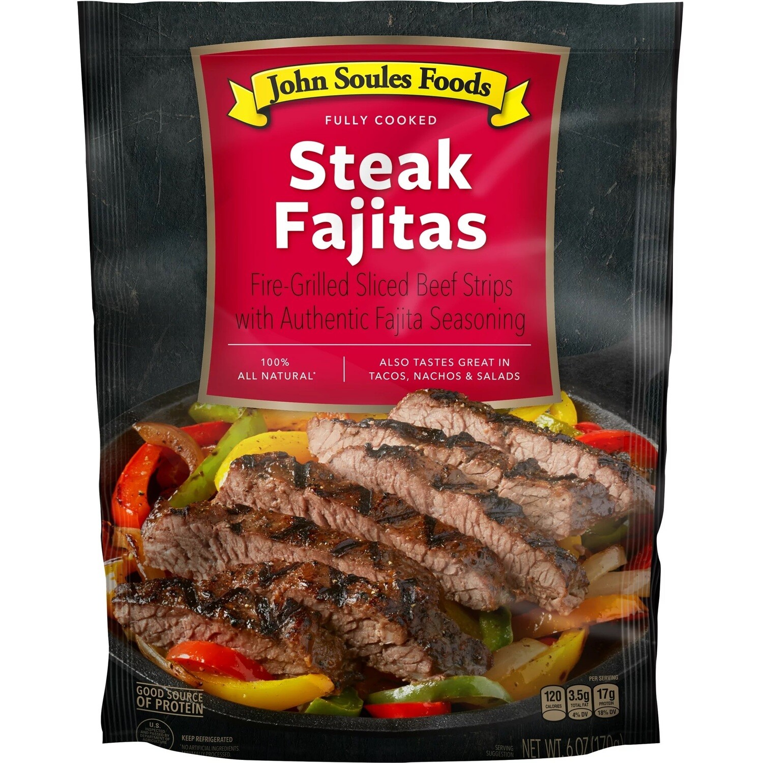 John Soules Kitchen Meat Strips     Steak Fajitas