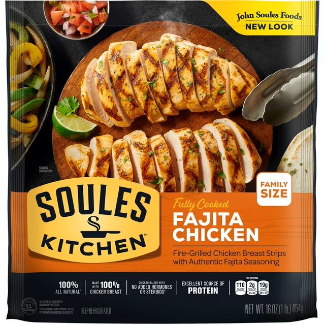 John Soules Kitchen Meat Strips     Fajita Chicken (family size)