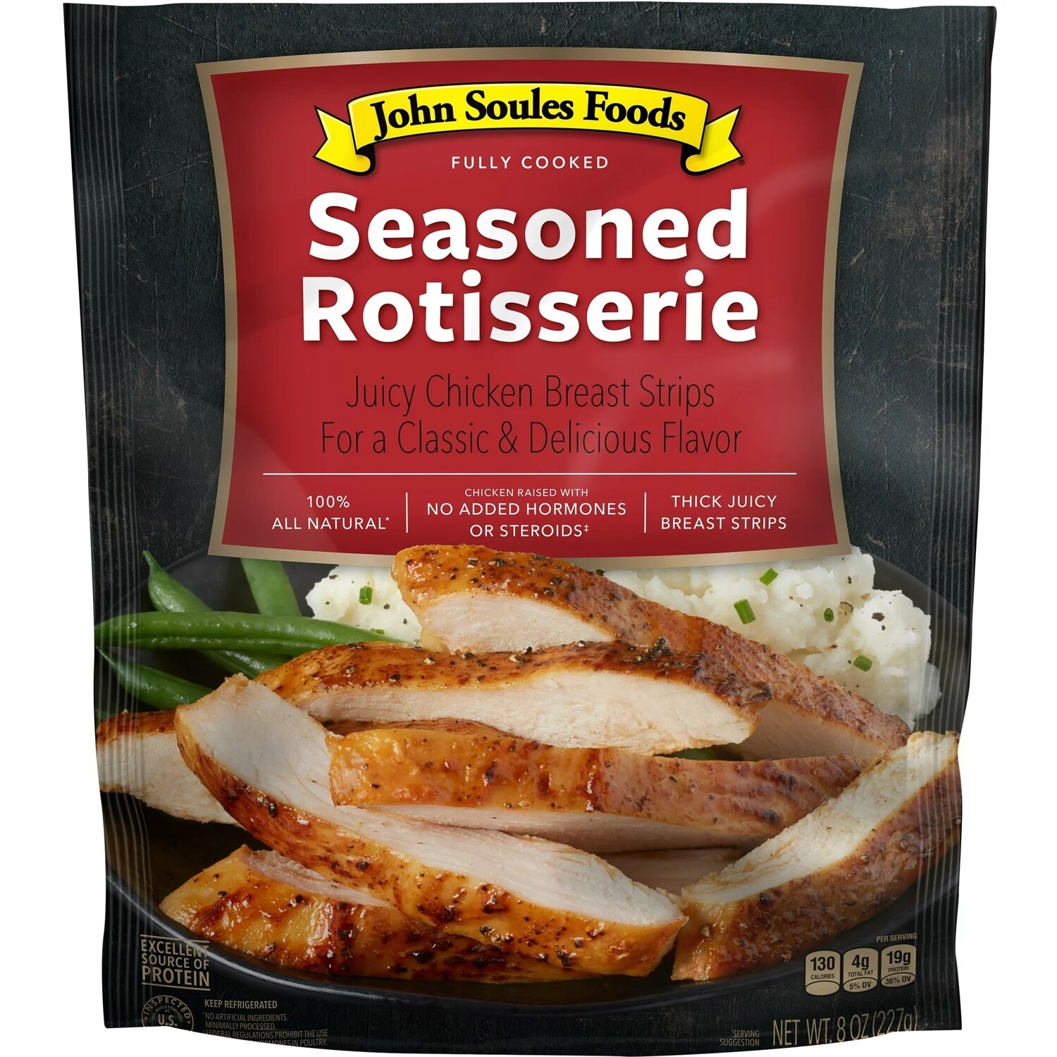 John Soules Kitchen Meat Strips     Chicken - Rotisserie Seasoned