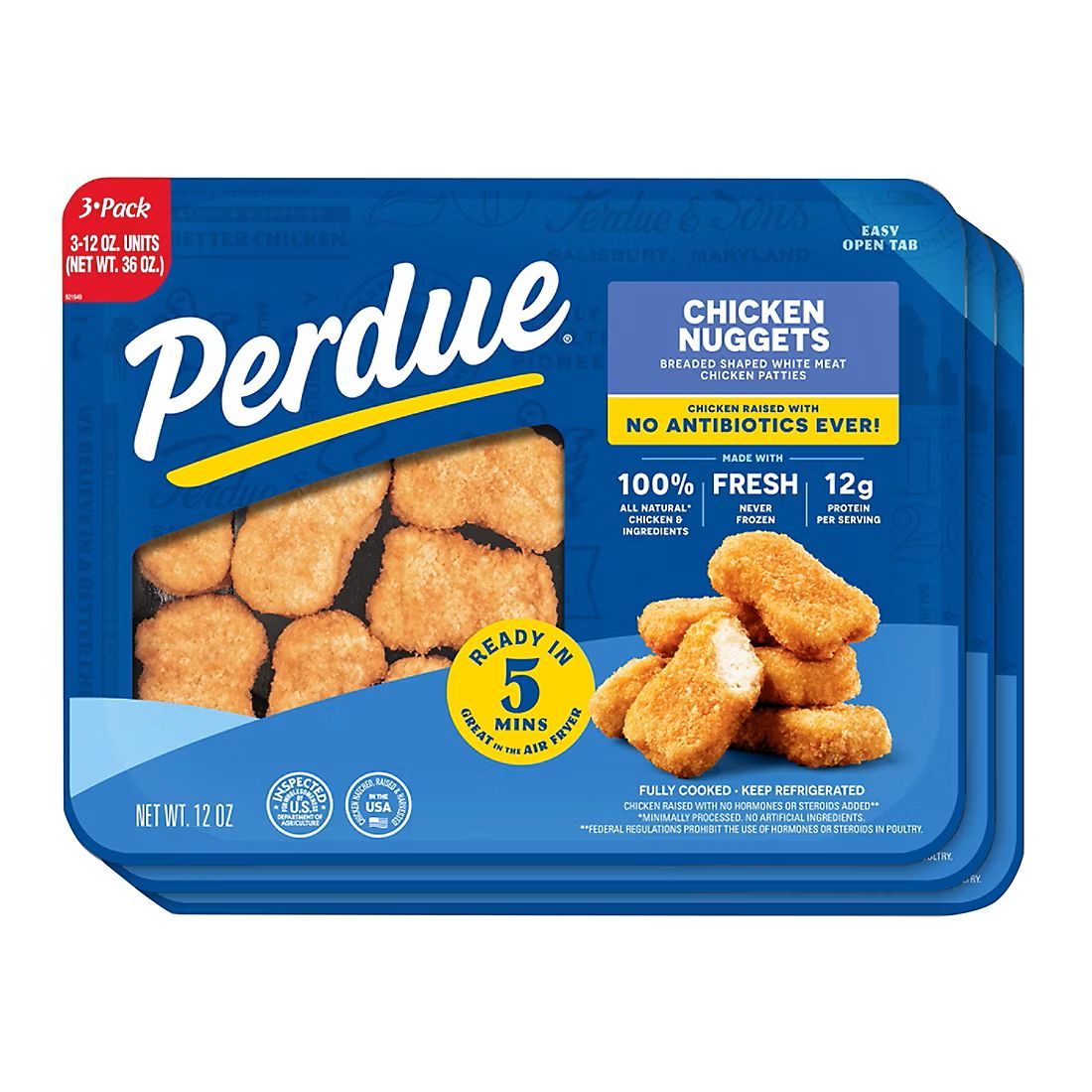 Perdue Fully Cooked Chicken 3pk     Chicken Breast Nuggets