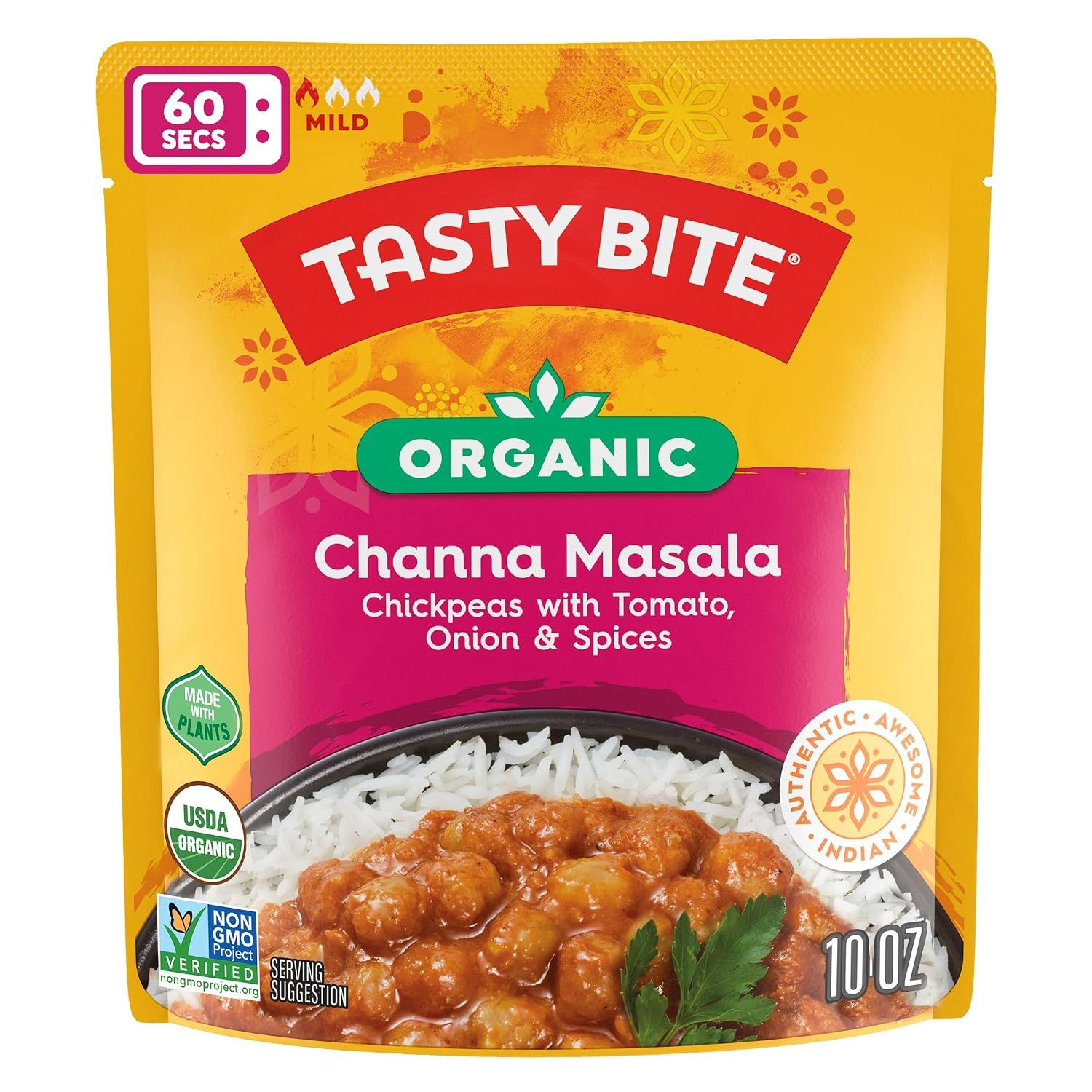 Tasty Bite Indian Microwave Pouches Channa Masala