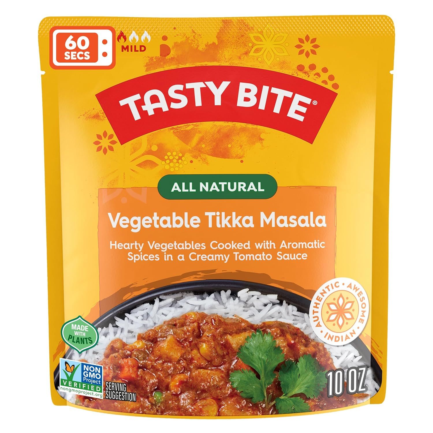 Tasty Bite Indian Microwave Pouches Vegetable Tikka Masala Tasty Bite Indian Microwave Pouches Vegetable Tikka Masala