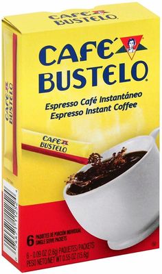 Café Bustelo Instant Coffee sticks - 6ct Café Bustelo Instant Coffee sticks - 6ct