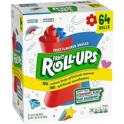 Fruit Roll-ups Club Pack 64ct