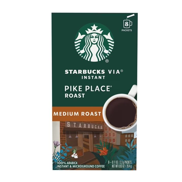 Starbucks VIA Instant sticks Pike's Place 8ct Starbucks VIA Instant sticks Pike's Place 8ct