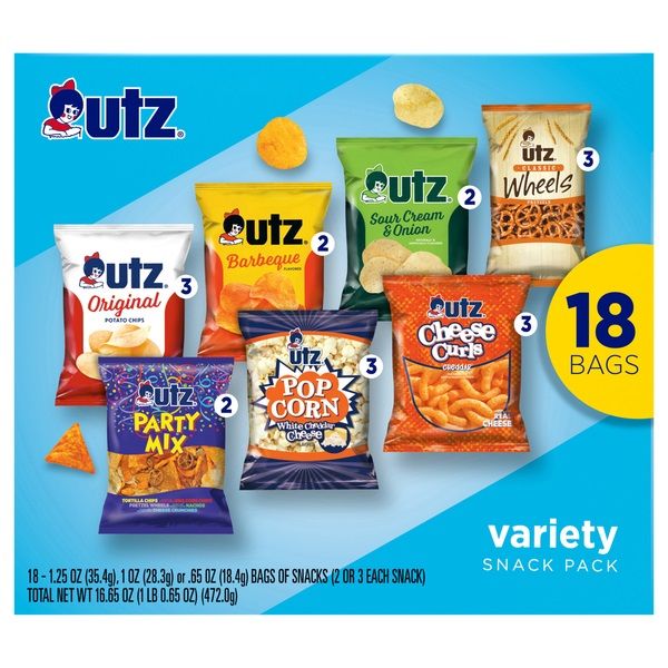 Utz     Variety Pack 18ct