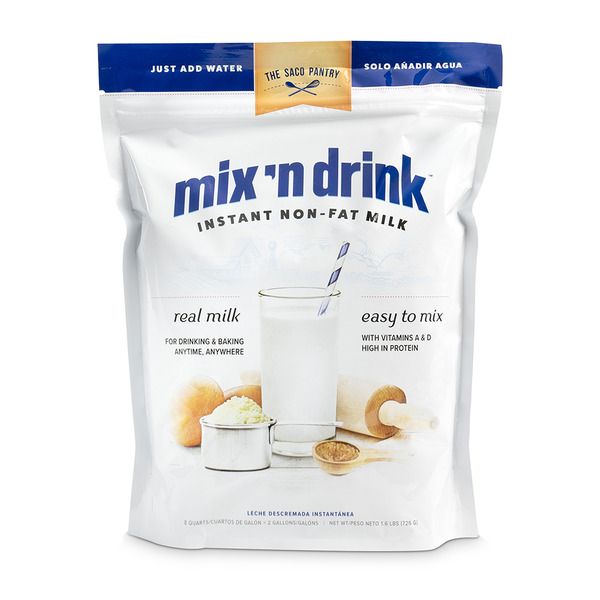 Nonfat Dry Milk -Mix 'n Drink Instant (makes 8 quarts) Nonfat Dry Milk -Mix 'n Drink Instant (makes 8 quarts)