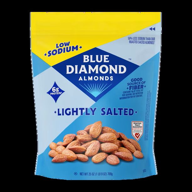 Almonds - Blue Diamond Lightly Salted Almonds - Blue Diamond Lightly Salted