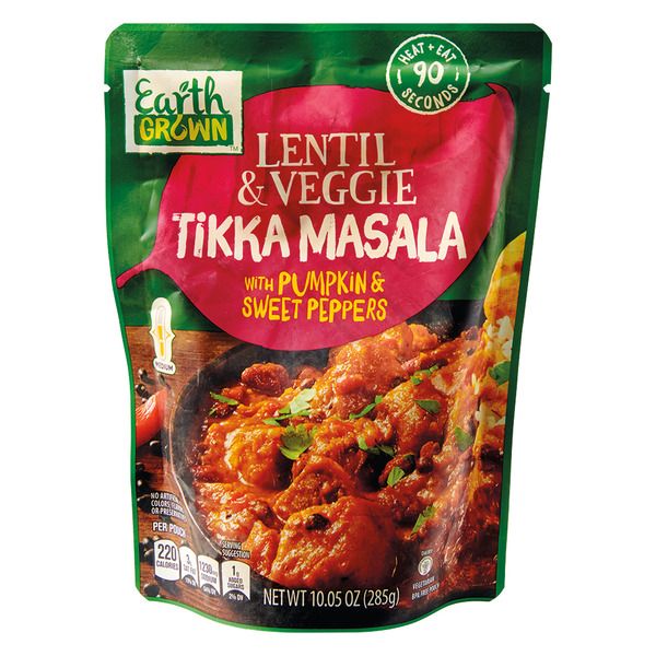 Earth Grown Lentil & Veggie Tikka Masala with Pumpkins & Sweet Peppers Earth Grown Lentil & Veggie Tikka Masala with Pumpkins & Sweet Peppers