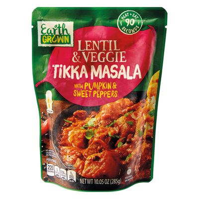 Earth Grown Lentil & Veggie Tikka Masala with Pumpkins & Sweet Peppers Earth Grown Lentil & Veggie Tikka Masala with Pumpkins & Sweet Peppers