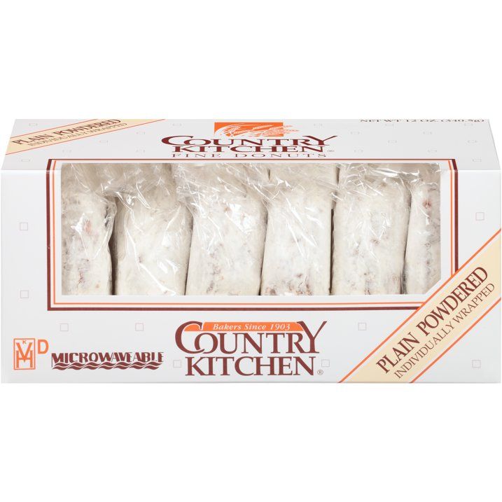 Country Kitchen Donuts - Plain Powdered Country Kitchen Donuts - Plain Powdered