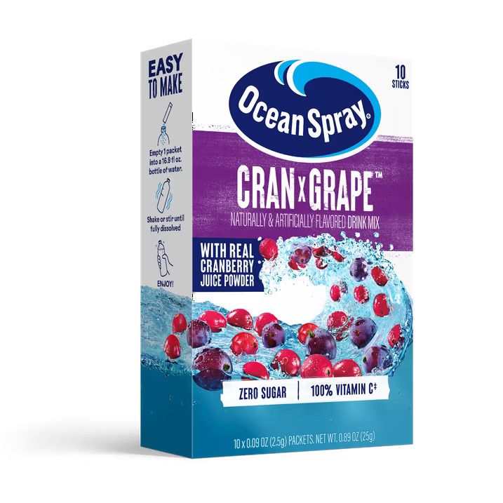 Ocean Spray Drink Mix 10ct - Cran Grape