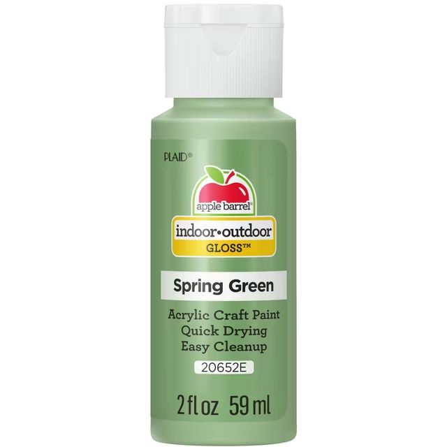 Apple Barrel Gloss Acrylic Craft Paint, 2oz bottles Spring Green Apple Barrel Gloss Acrylic Craft Paint, 2oz bottles Spring Green